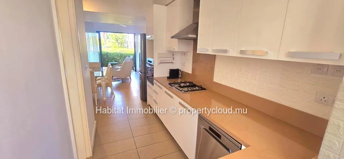 To rent : Beautiful apartment of 127 m², furnished and equipped, nestled in the heart of the prestigious domain of Az...