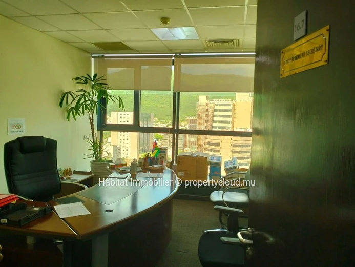 A VENDRE - Un grand espace bureau climatisé haut de gamme non-meublé de 619 m2 situé dans le centre-ville de Port-Louis