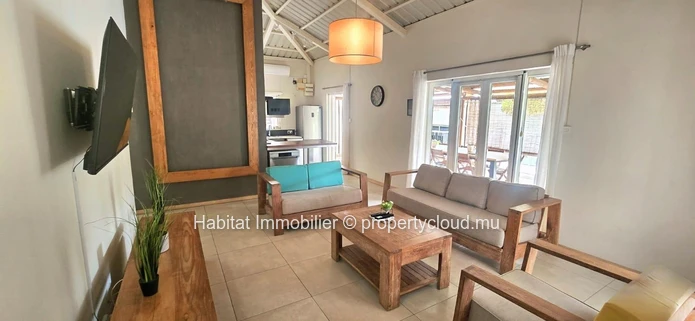 Charmante maison meublée et équipée de 200 m², sur un terrain de 168 toises à Tamarin