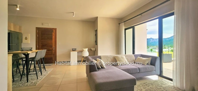 To rent: This charming contemporary furnished and equipped apartment of 108 m² in Moka