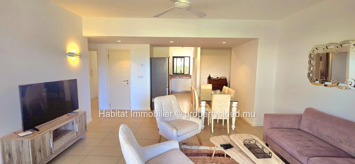 To rent : Beautiful apartment of 127 m², furnished and equipped, nestled in the heart of the prestigious domain of Az...
