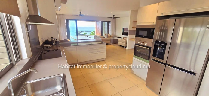 Discover this stunning beachfront penthouse of 210 m², fully furnished and equipped, located in Pointe aux Biches. A ...