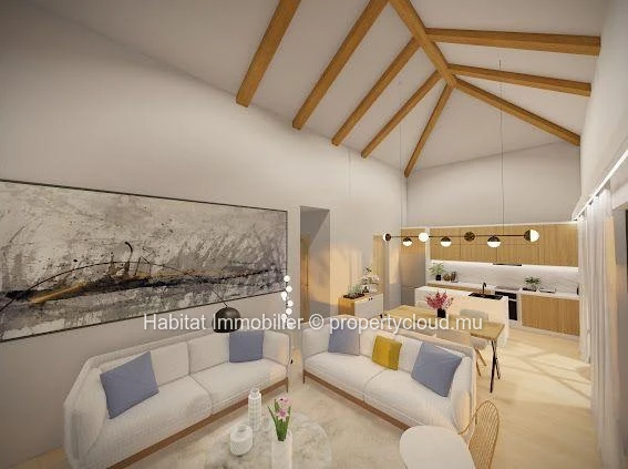 Contemporary single-storey villas of 159 m2 on a plot of 138 toises