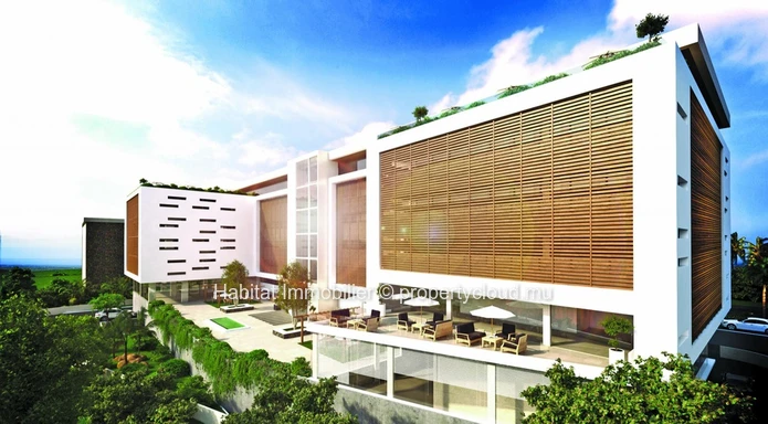 A LOUER - Bureau non meublé de 84.2 m2 stratégiquement situé à l'entrée de Grand Baie