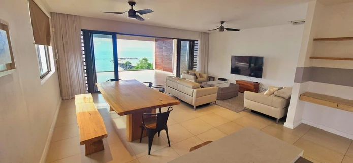 Discover this stunning beachfront penthouse of 210 m², fully furnished and equipped, located in Pointe aux Biches. A ...