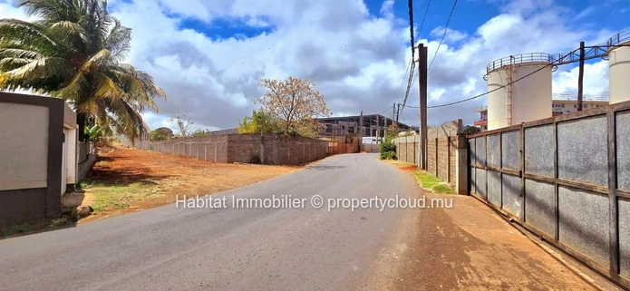 Large industrial land of 584 toises (2,221.50 m² / 52 perches) ideally located in Baie Du Tombeau, offering excellent...